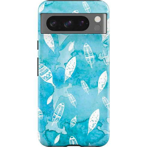 Raining Feathers Google Pixel 8 Pro Impact Case